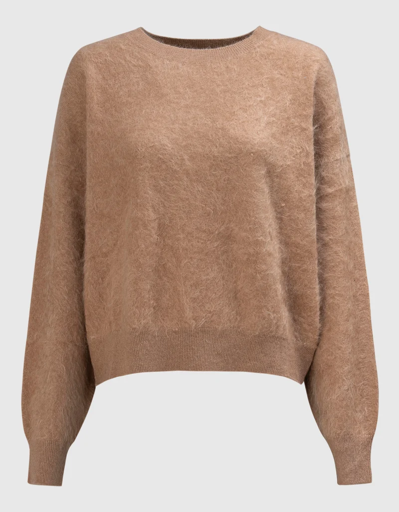 Fuzzy Kaschmir-Pullover Brushed Mira