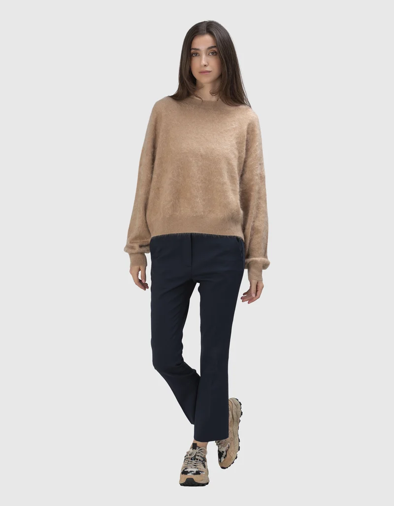 Fuzzy Kaschmir-Pullover Brushed Mira