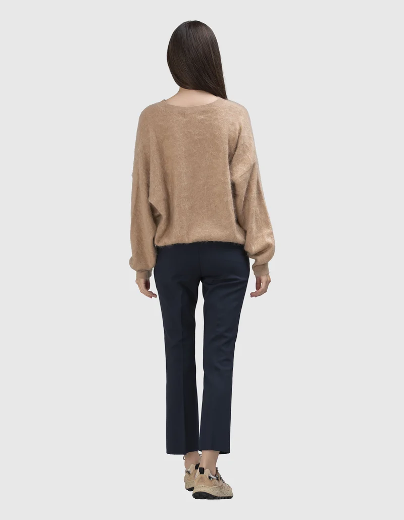 Fuzzy Kaschmir-Pullover Brushed Mira