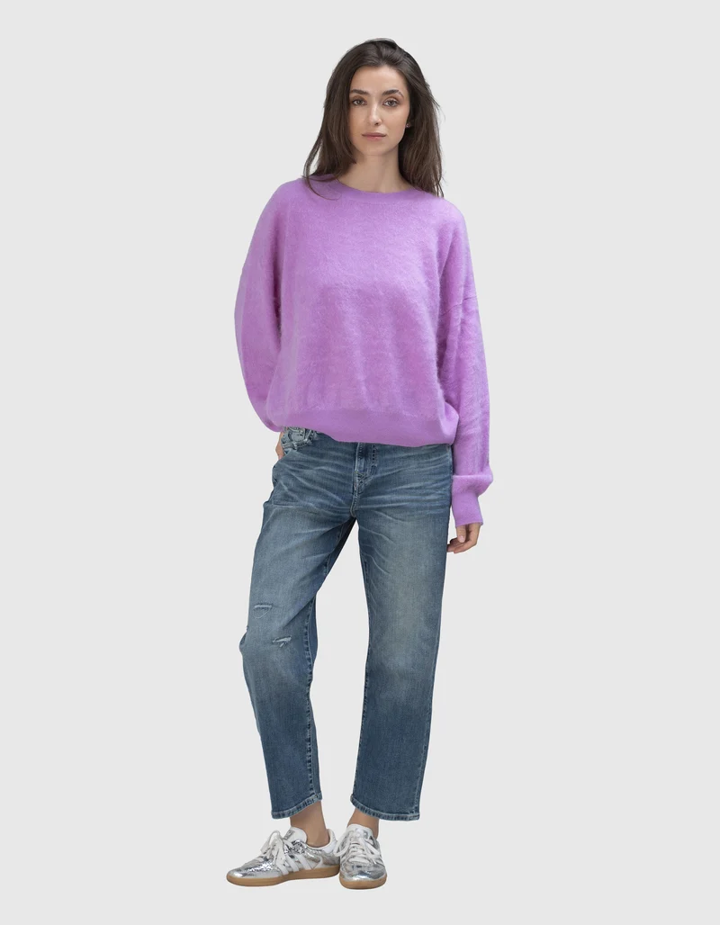 Fuzzy Kaschmir-Pullover Brushed Mira
