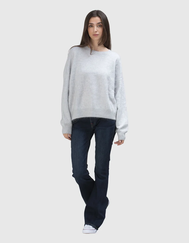 Fuzzy Kaschmir-Pullover Brushed Mira