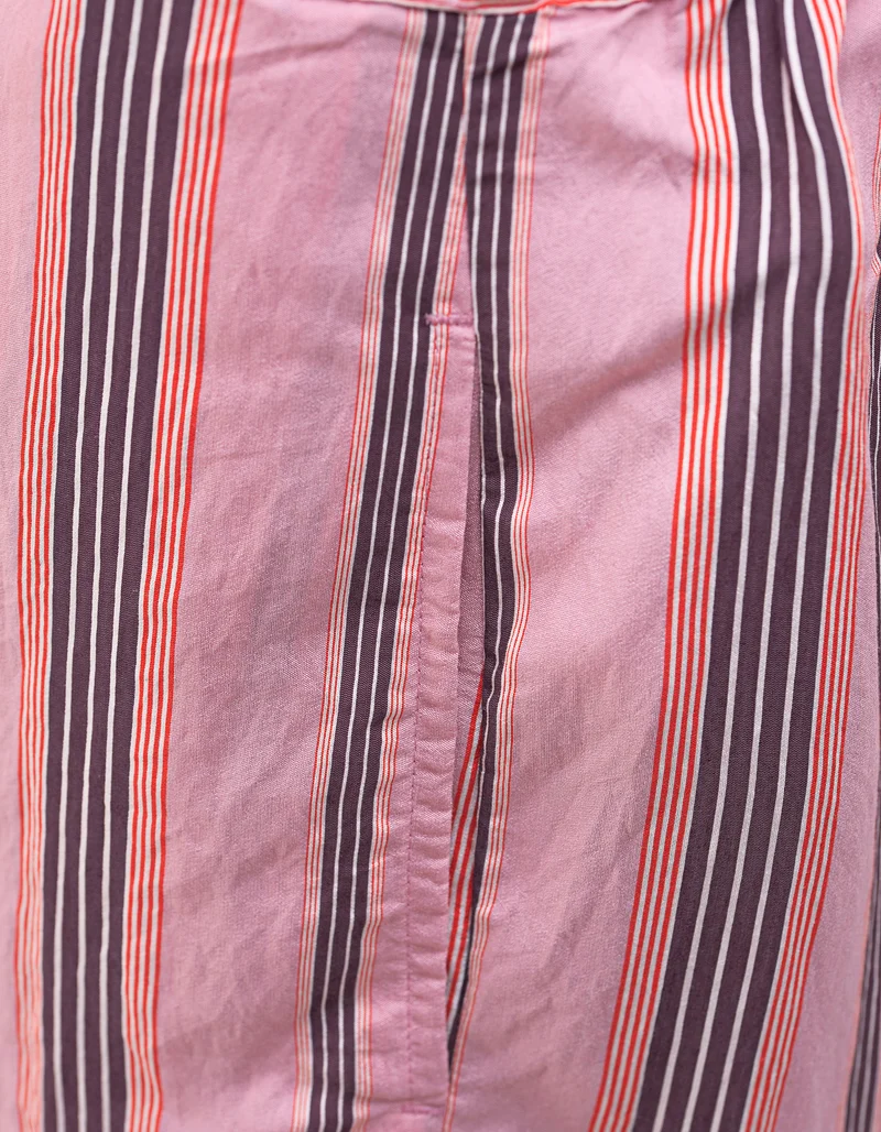 Gestreifte Wide-Leg Hose Pippen