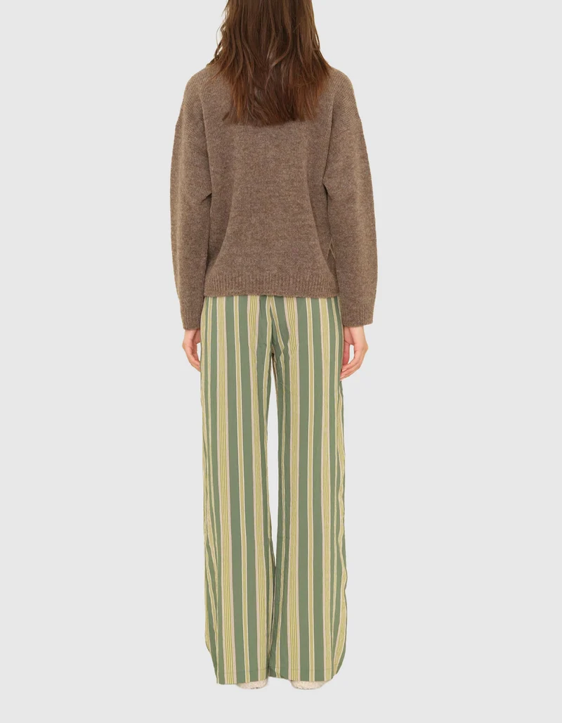 Gestreifte Wide-Leg Hose Pippen