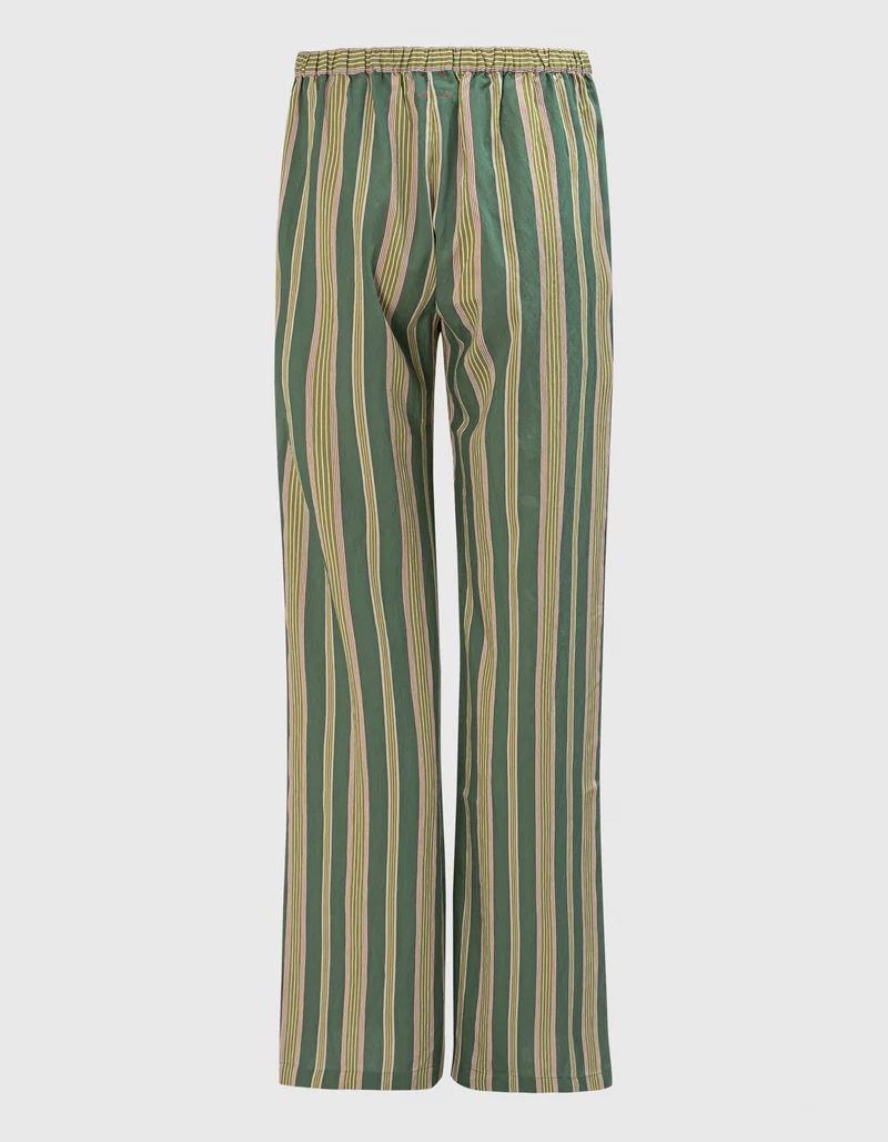 Gestreifte Wide-Leg Hose Pippen