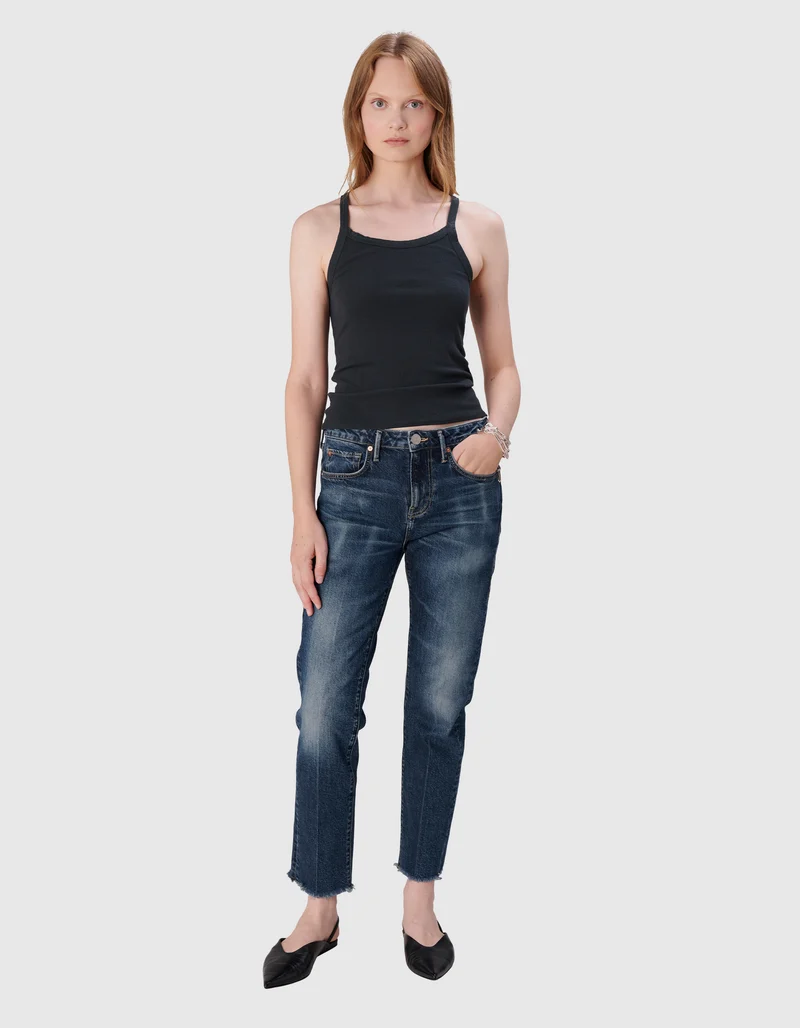 Washed-Out Jeans Piper Crop