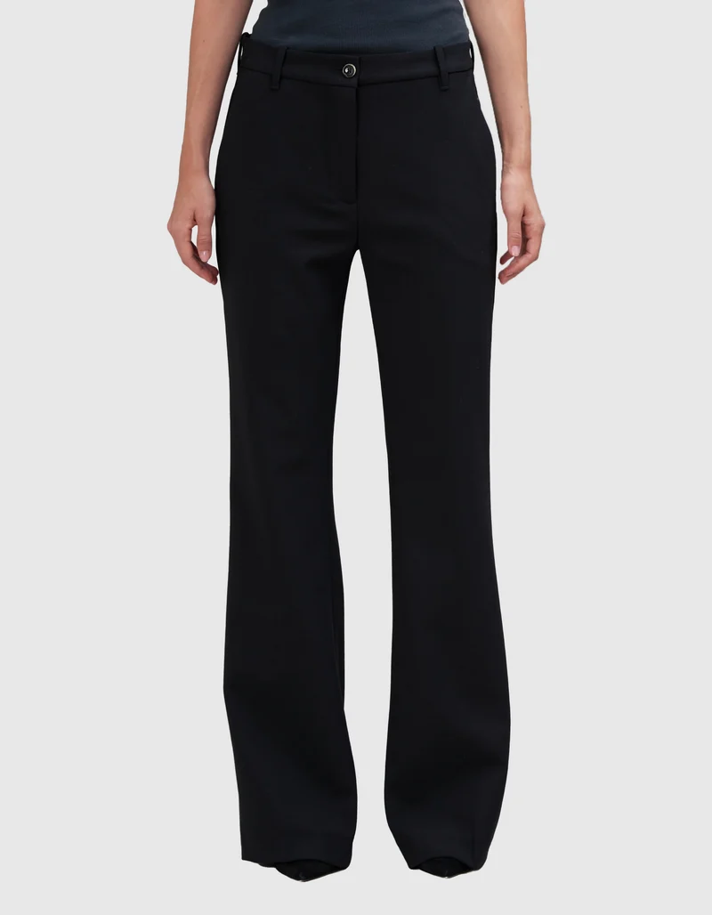 Woll-Mix Bootcut Hose Paolina