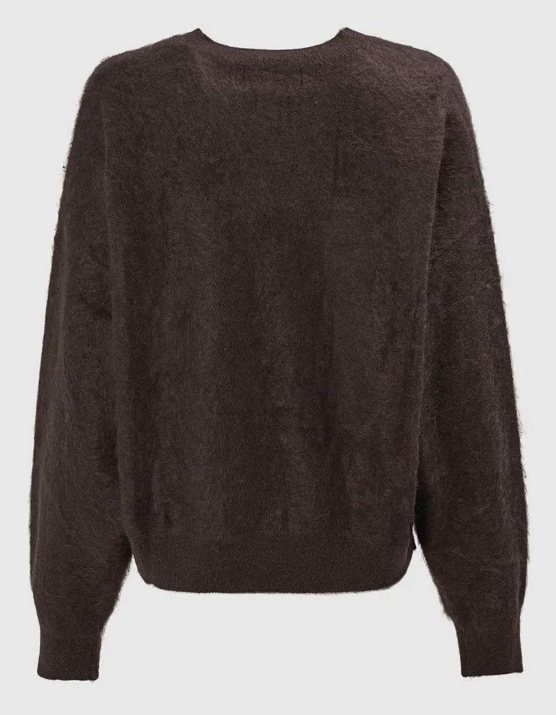 Fuzzy Kaschmir-Pullover Brushed Mira