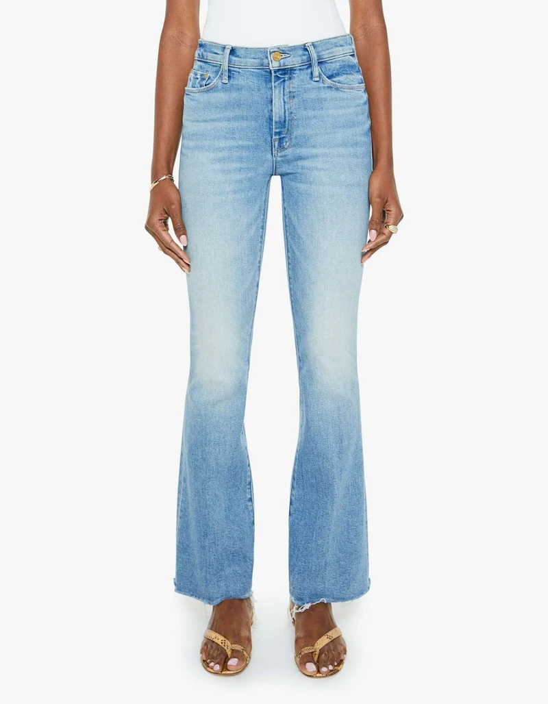 Mid-Rise Flare-Leg Jeans The Weekender Fray