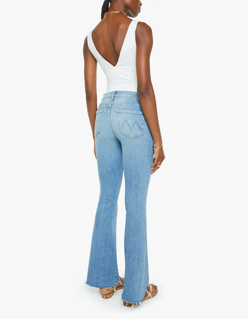 Mid-Rise Flare-Leg Jeans The Weekender Fray