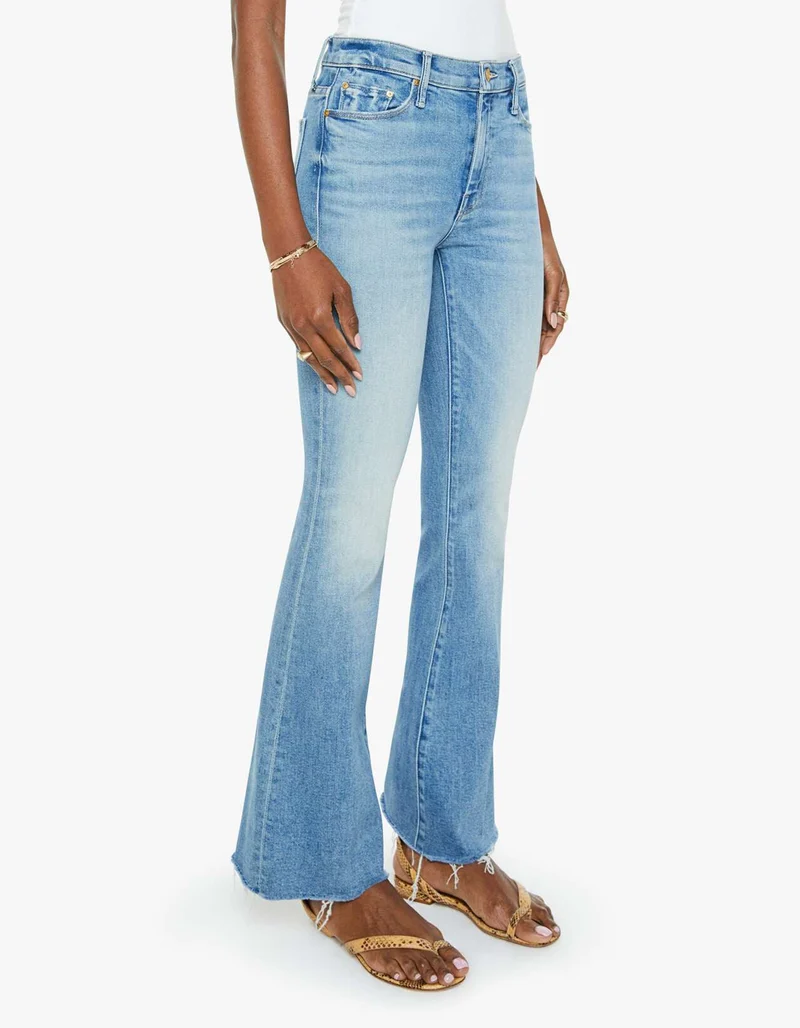 Mid-Rise Flare-Leg Jeans The Weekender Fray