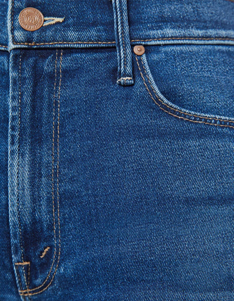 High-Rise Flare-Leg Jeans Lil Doozy Fray in PETITE-Größe