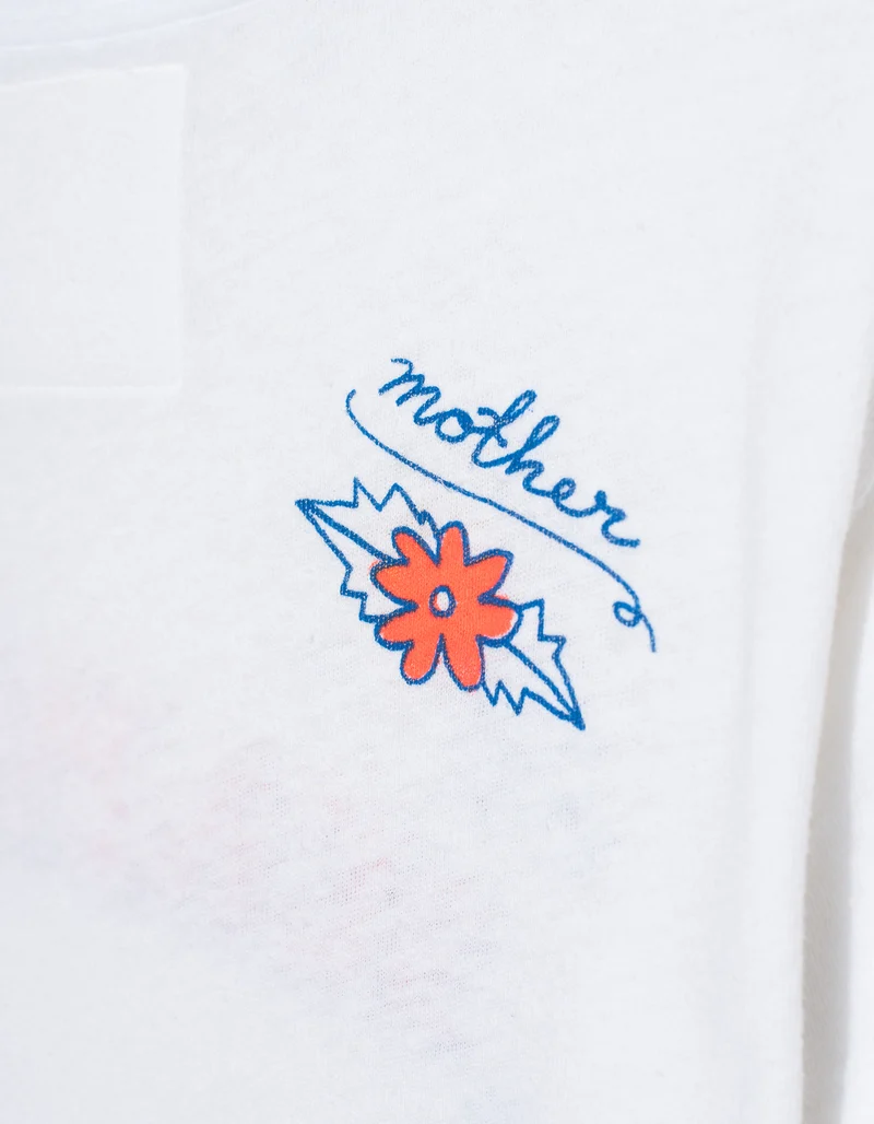 Bedrucktes Baumwoll-Leinen T-Shirt The Sinful Tee im Vintage-Look