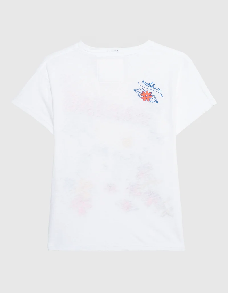 Bedrucktes Baumwoll-Leinen T-Shirt The Sinful Tee im Vintage-Look
