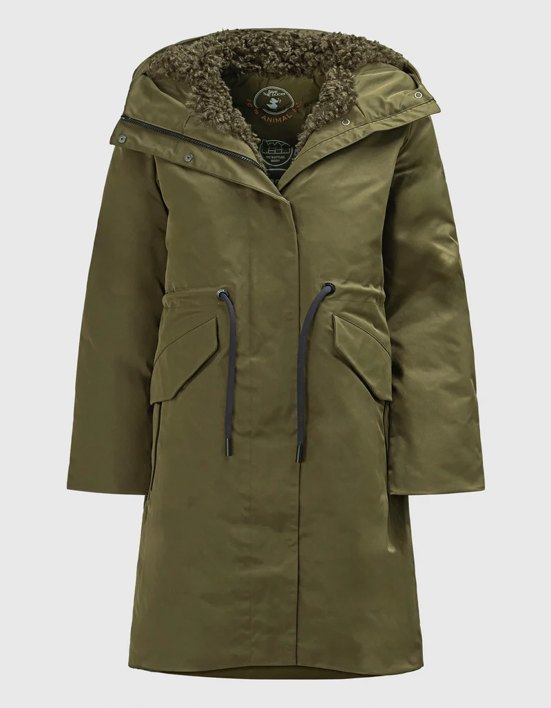Parka Joel mit Faux Fur-Details und Kapuze