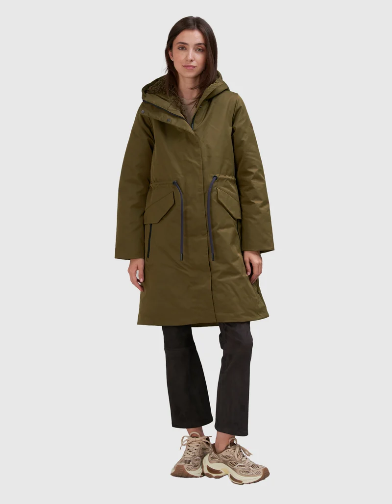 Parka Joel mit Faux Fur-Details und Kapuze