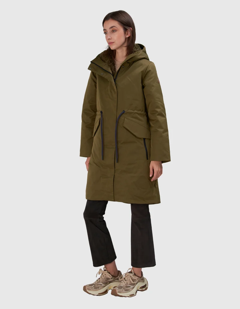 Parka Joel mit Faux Fur-Details und Kapuze
