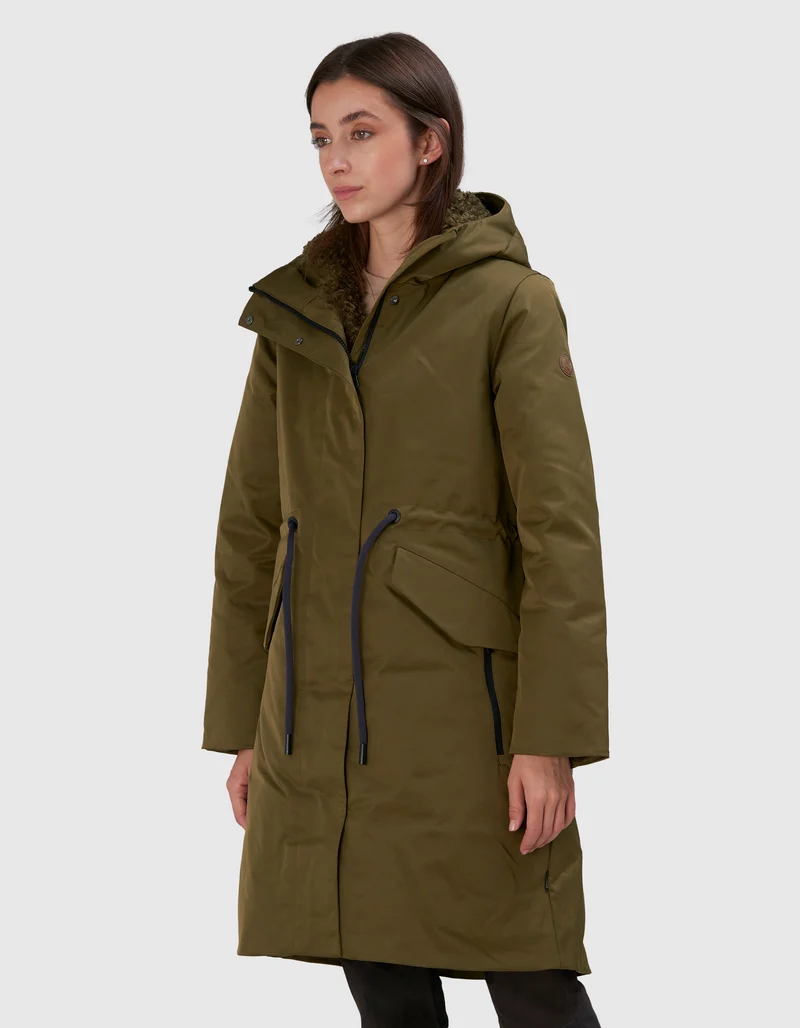 Parka Joel mit Faux Fur-Details und Kapuze