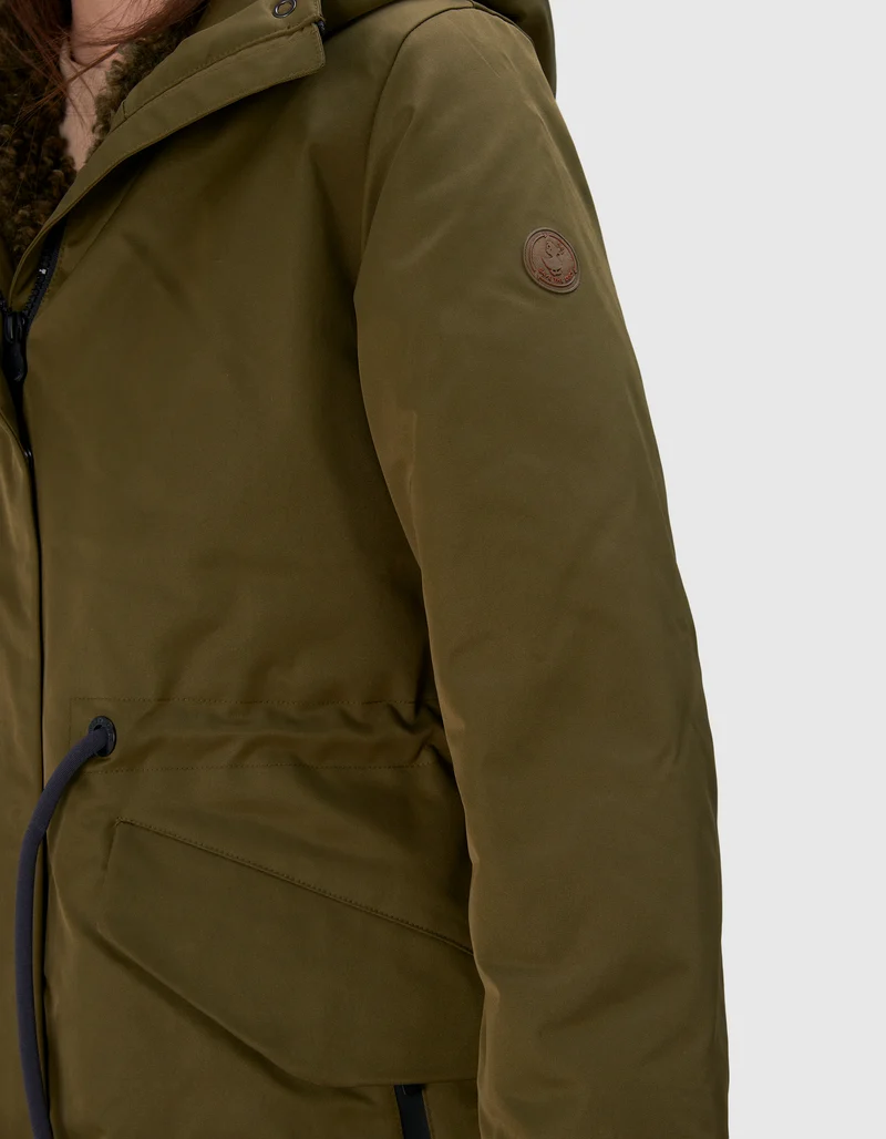 Parka Joel mit Faux Fur-Details und Kapuze