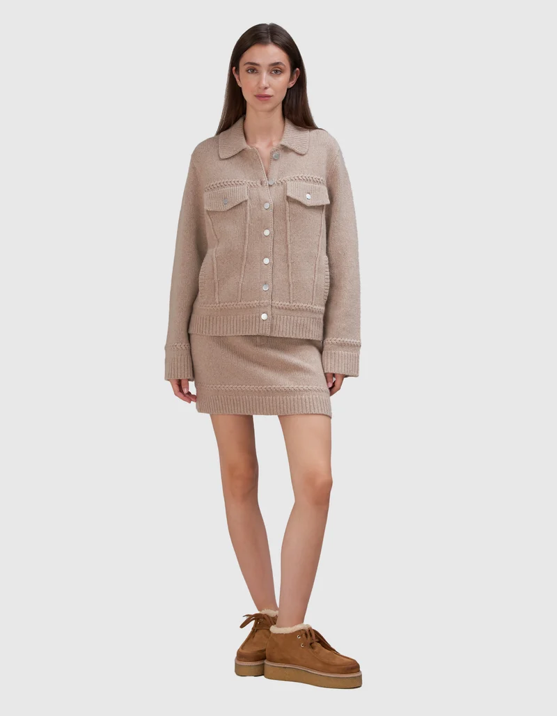 Kaschmir-Woll-Mix Jacke Jean