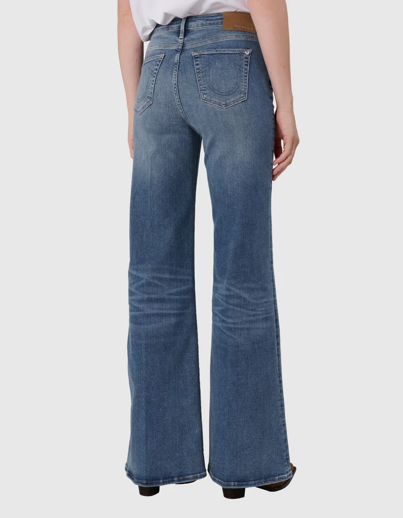 Flare-Leg Jeans Mija mit Destroyed-Details