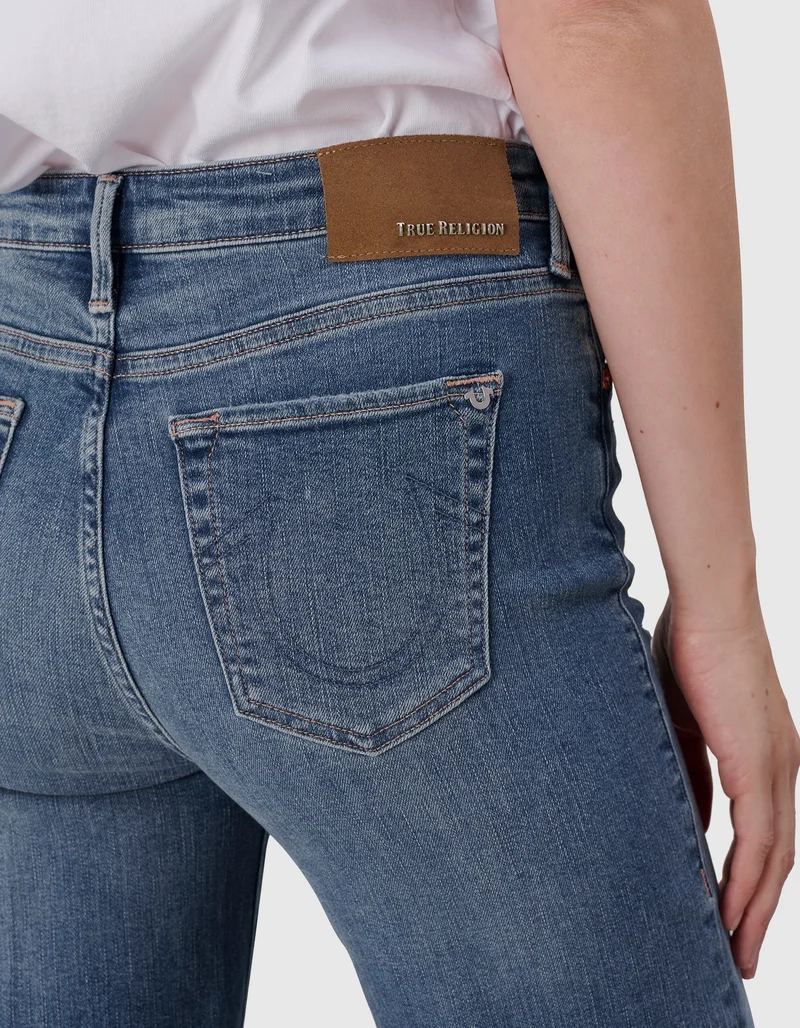 Flare-Leg Jeans Mija mit Destroyed-Details