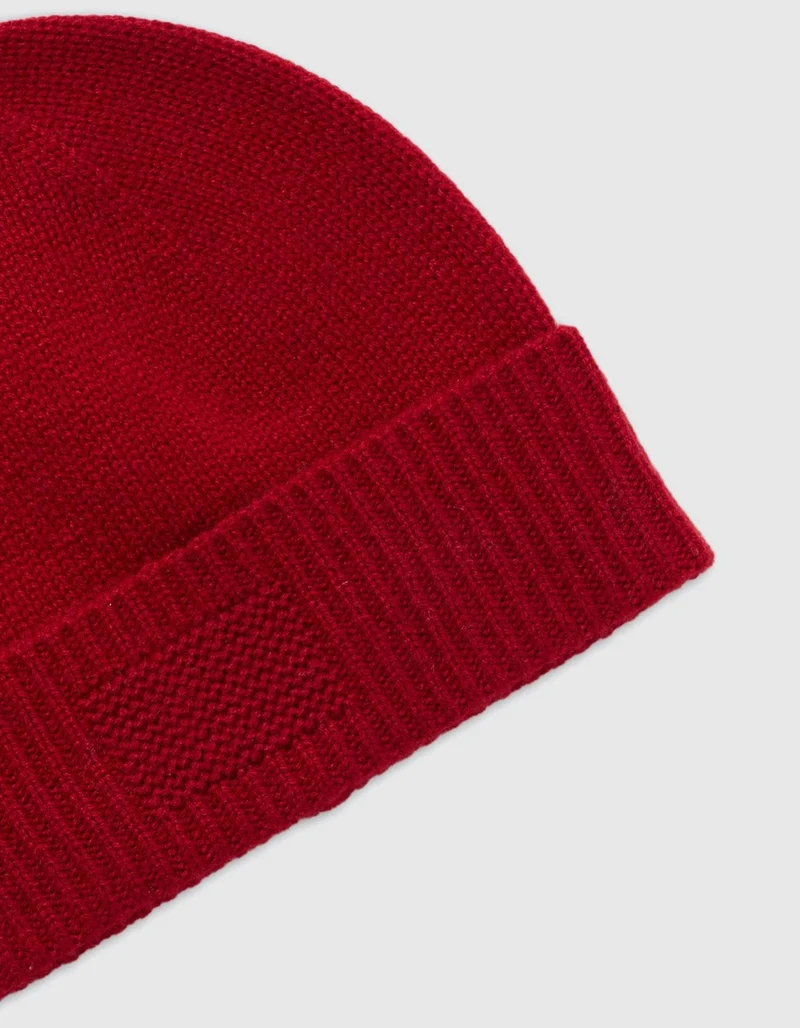 Kaschmir-Beanie Rib Cuff