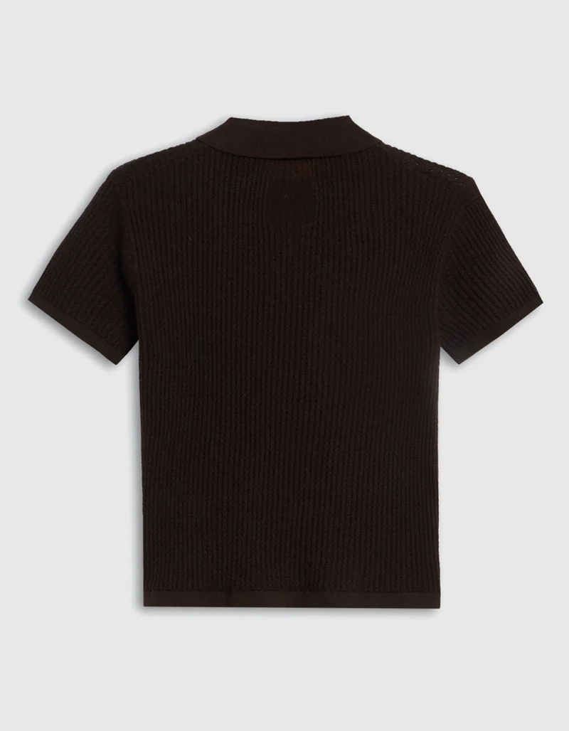 Kaschmir-Polo-Shirt Shrunken