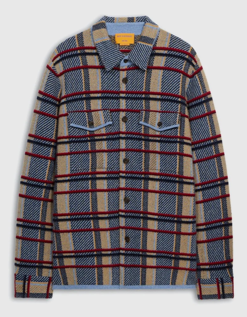 Kariertes Kaschmir Overshirt Plaid Work