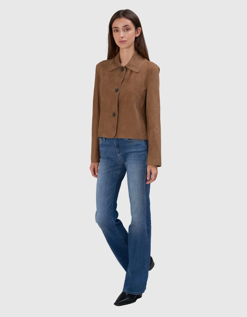 Veloursleder-Jacke Emy Goat Suede