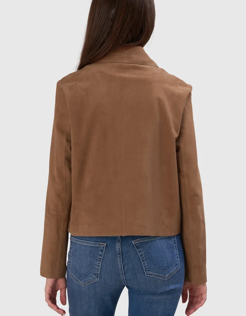 Veloursleder-Jacke Emy Goat Suede