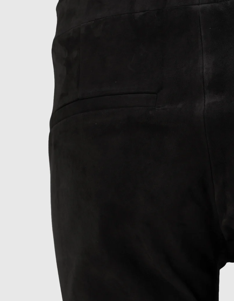 Veloursleder Kick-Flare Hose Lively Stretch