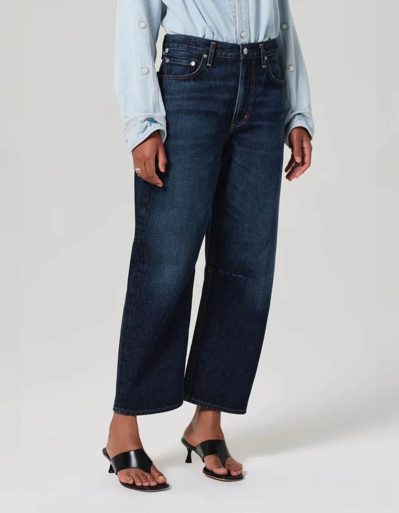 Barrel-Leg Relaxed-Fit Jeans Miro