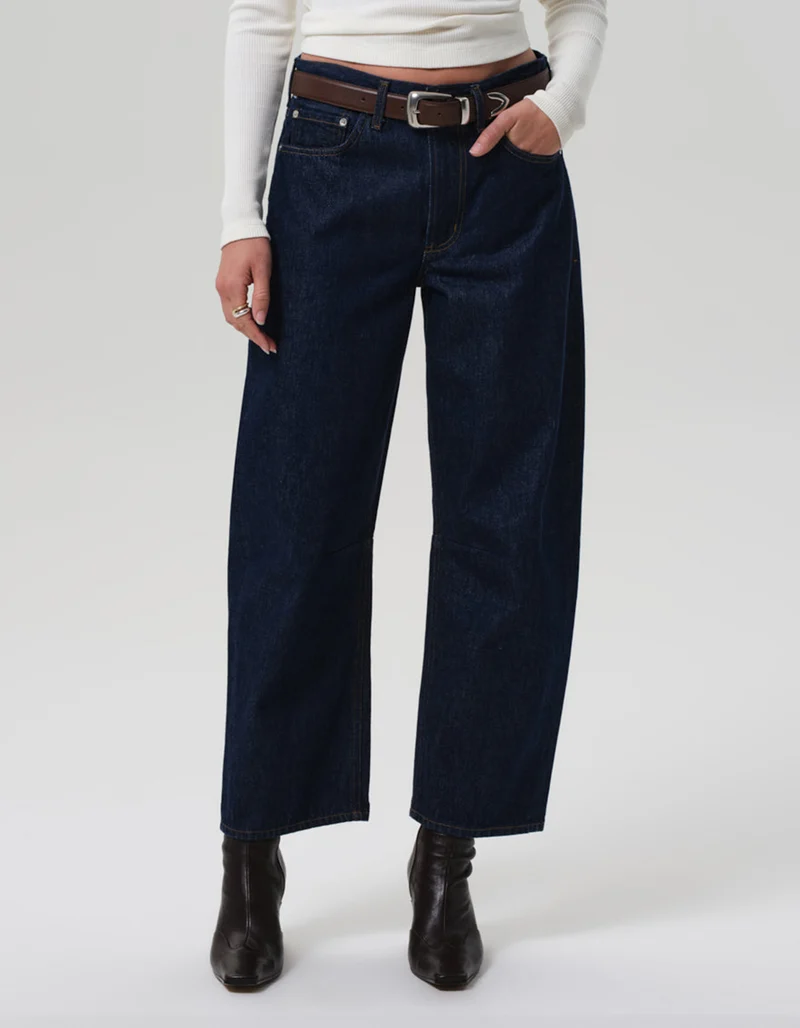Barrel-Leg Relaxed-Fit Jeans Miro