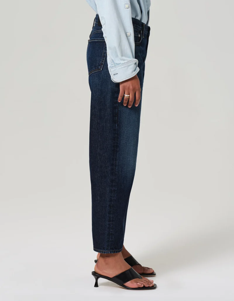 Barrel-Leg Relaxed-Fit Jeans Miro