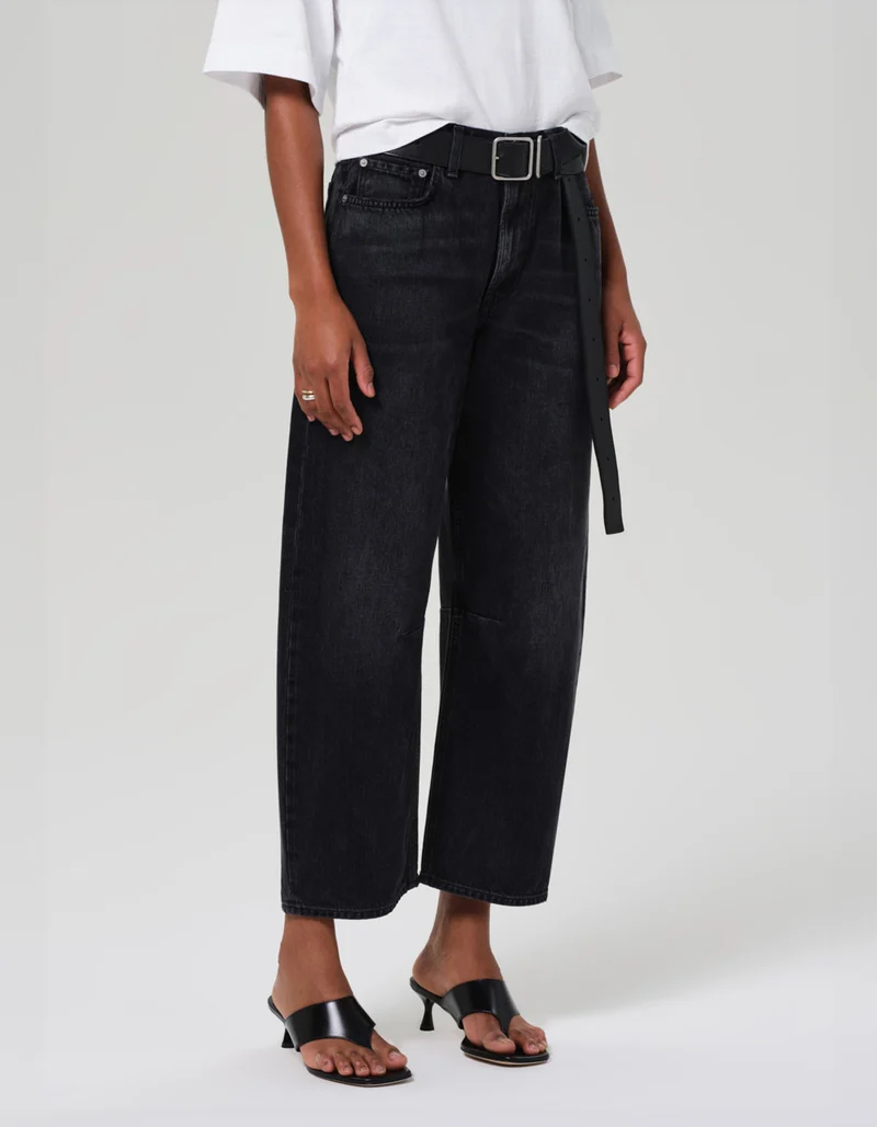 Barrel-Leg Relaxed-Fit Jeans Miro