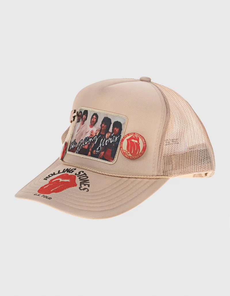 Cap Rolling Stones Tour Trucker mit Buttons
