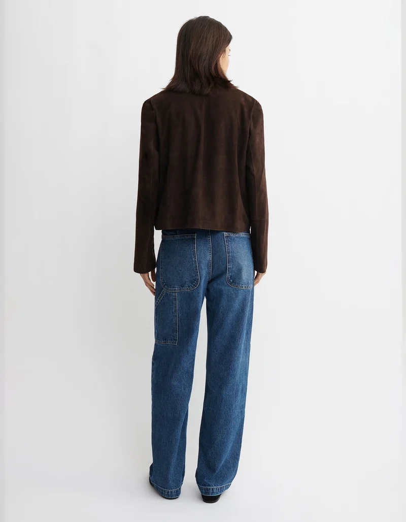 Veloursleder-Jacke Emy Goat Suede