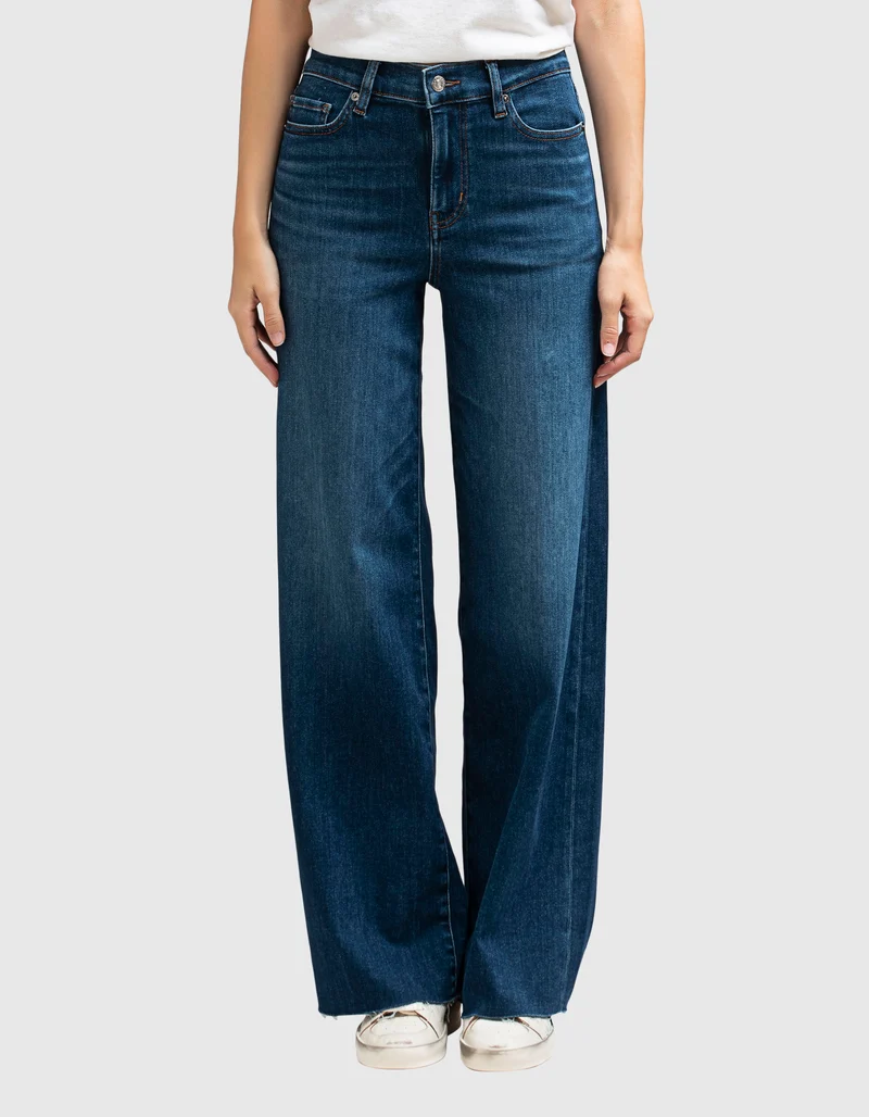 High Rise Wide-Leg Jeans Le Slim Palazzo