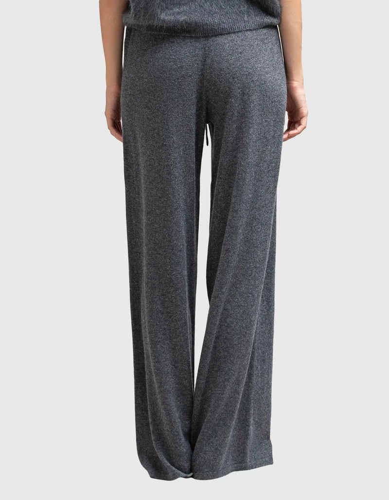 Wide-Leg Kaschmir-Hose Omi