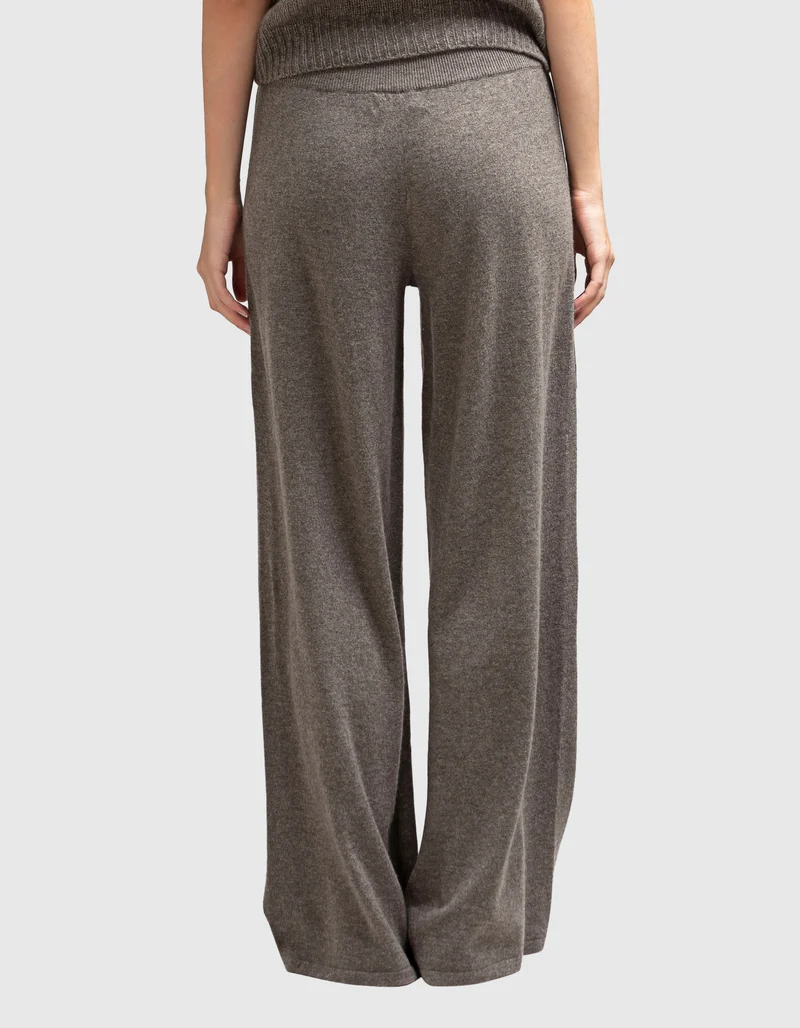 Wide-Leg Kaschmir-Hose Omi