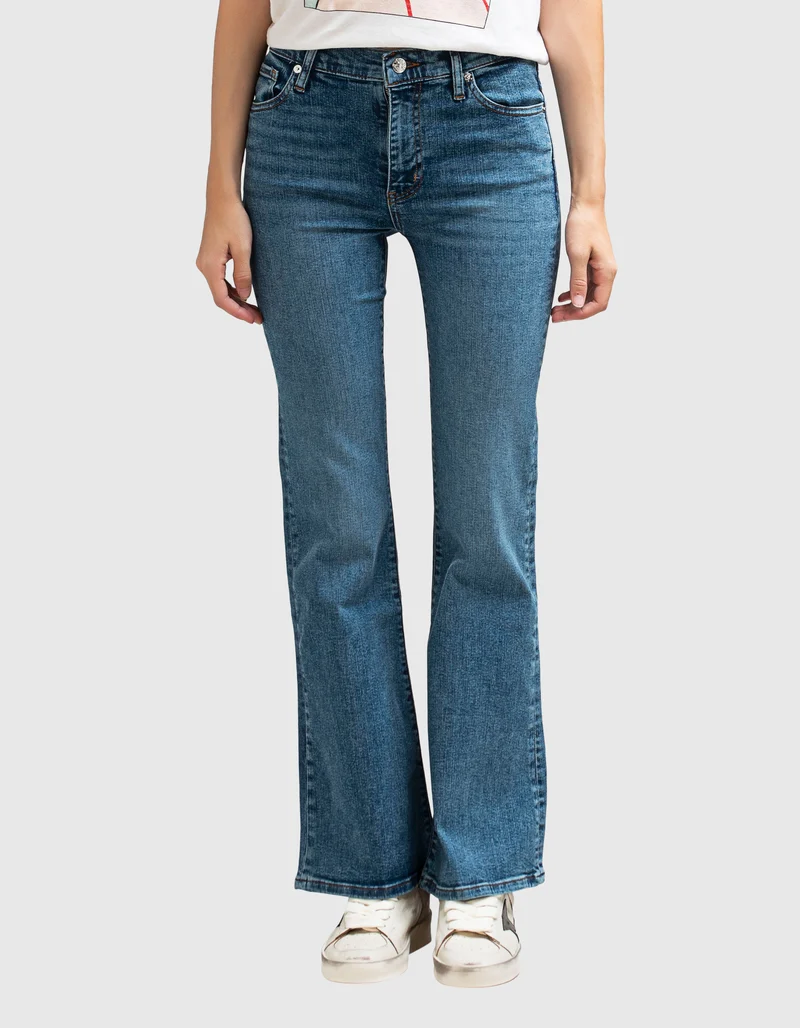 Mid-Rise Flare-Leg Jeans The Icon
