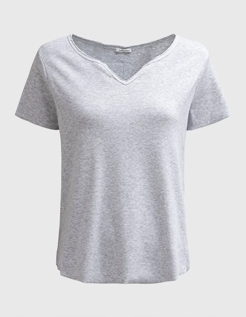 Geripptes T-Shirt Tessa