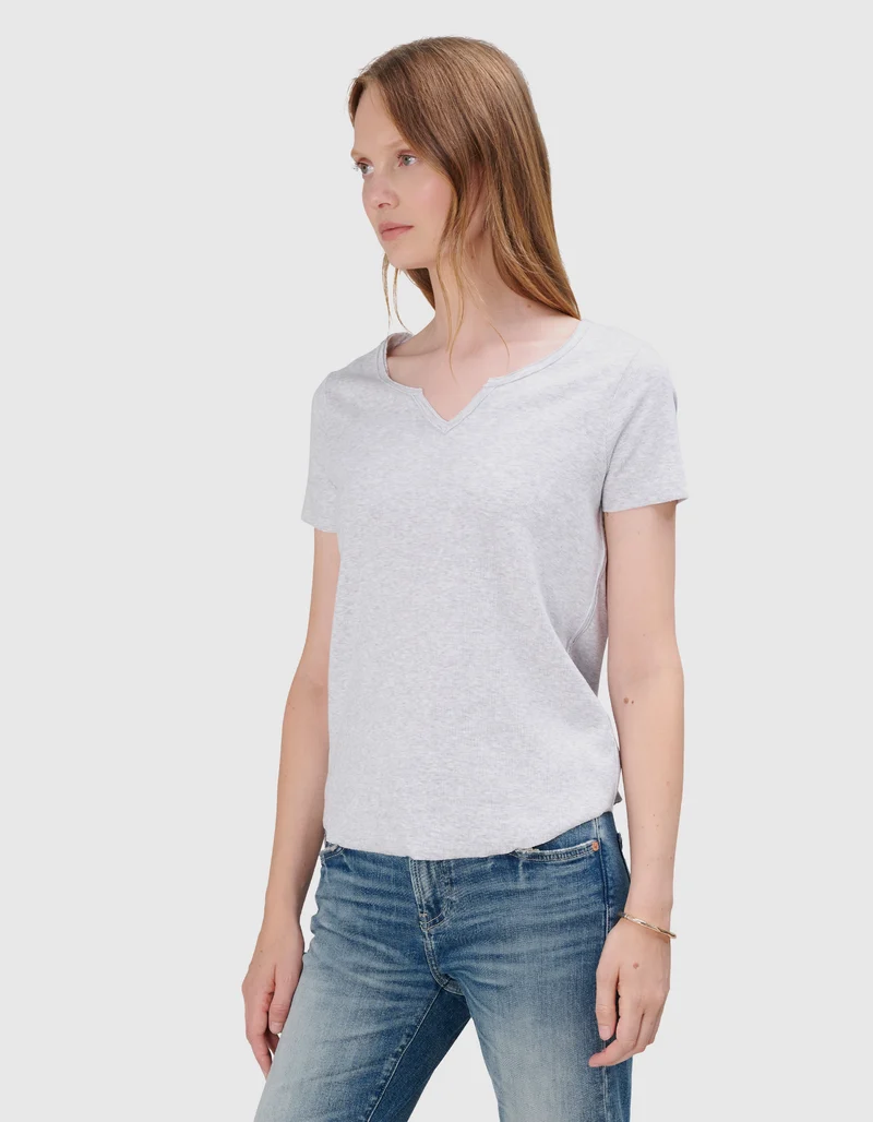 Geripptes T-Shirt Tessa