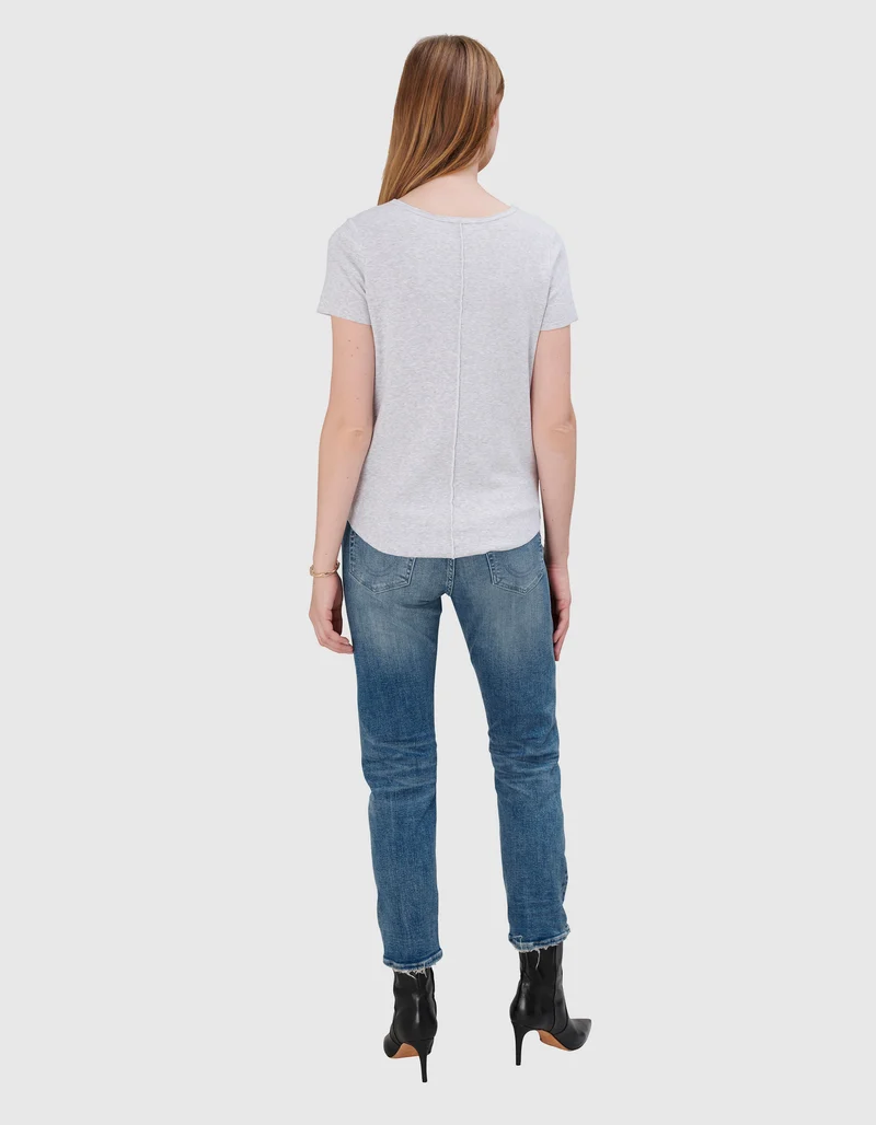 Geripptes T-Shirt Tessa