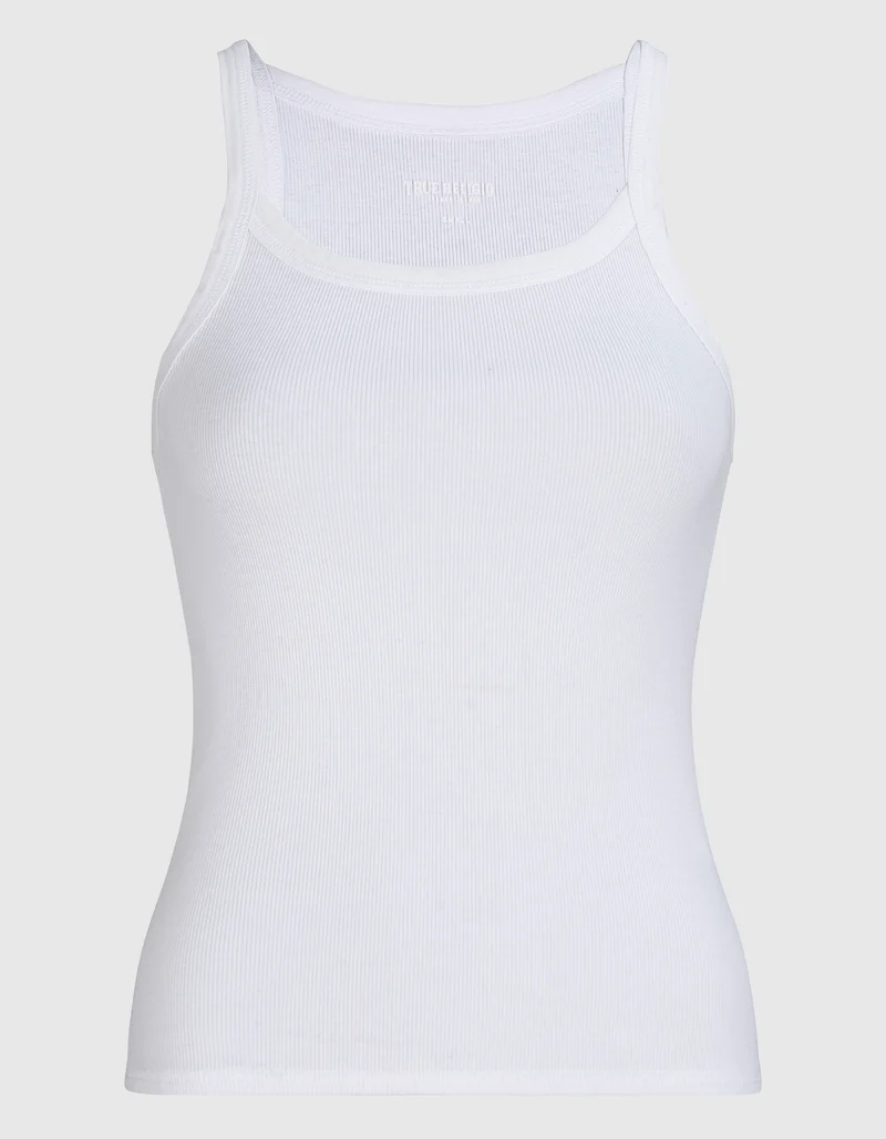 Geripptes Cropped Top