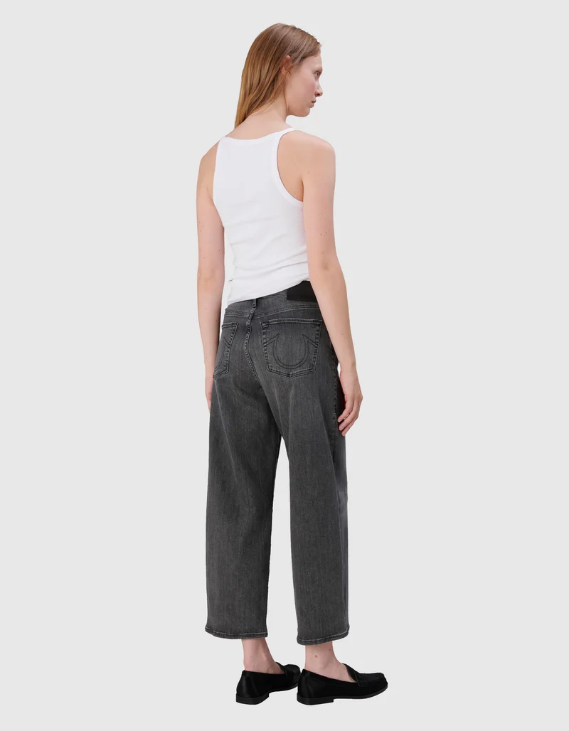 Geripptes Cropped Top