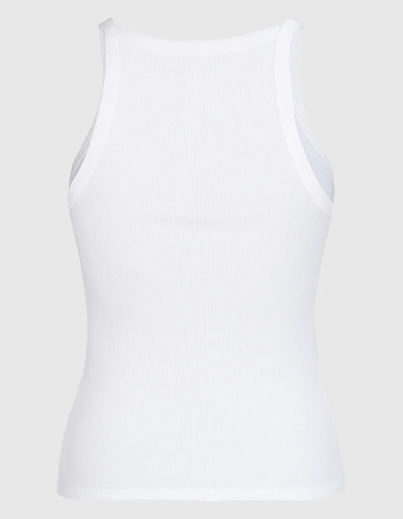 Geripptes Cropped Top
