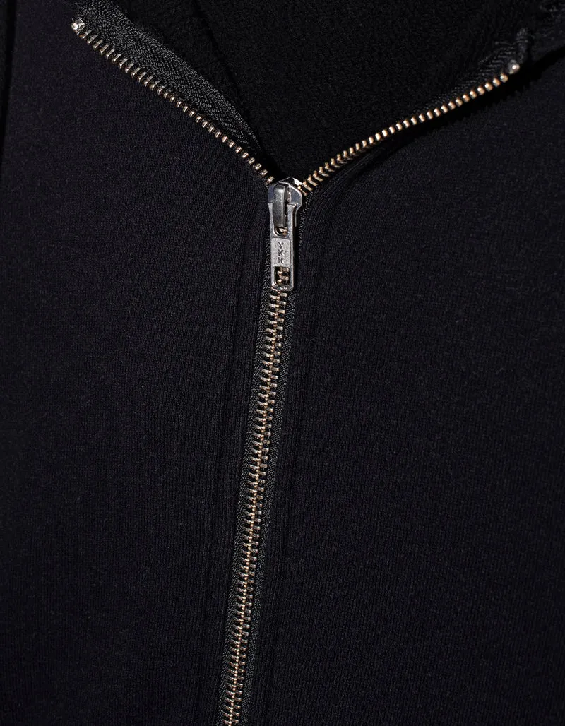 Zipper-Hoodie Elongated