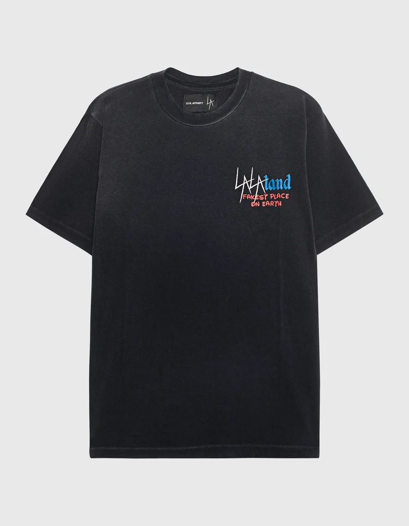 Bedrucktes T-Shirt La La Land im Vintage-Stil