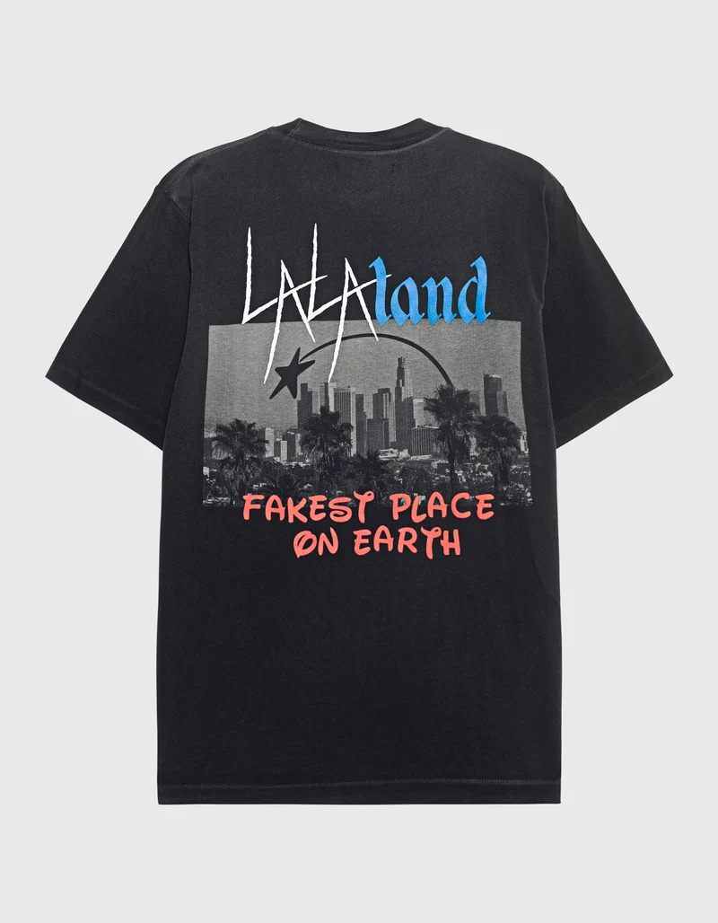 Bedrucktes T-Shirt La La Land im Vintage-Stil